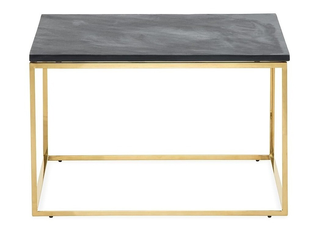 Mesa para revistas Riverton 534 (Preto + dourado)