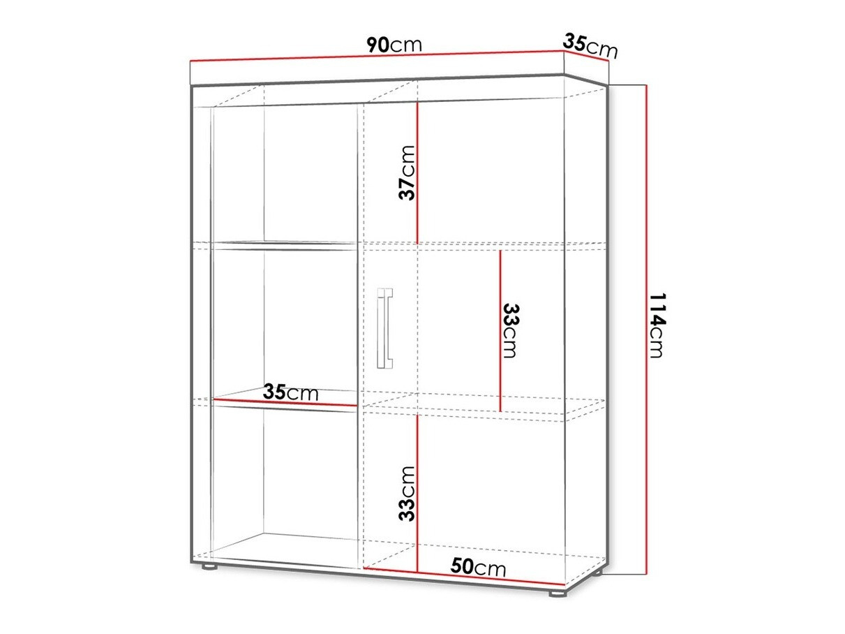 Aparador Cormiru 101 (San marino + creme)