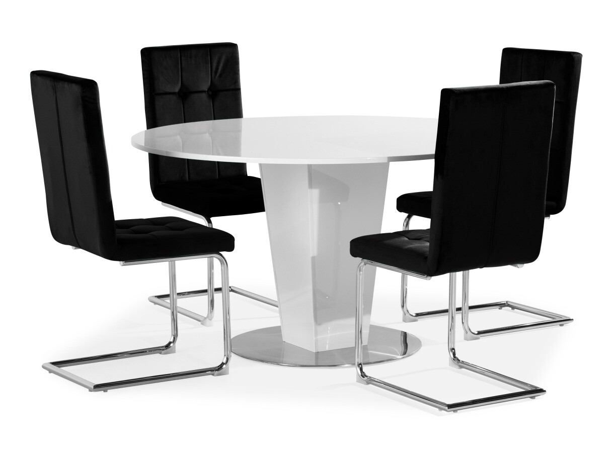 Conjunto para refeições Scandinavian Choice 835 (Preto + Prata)