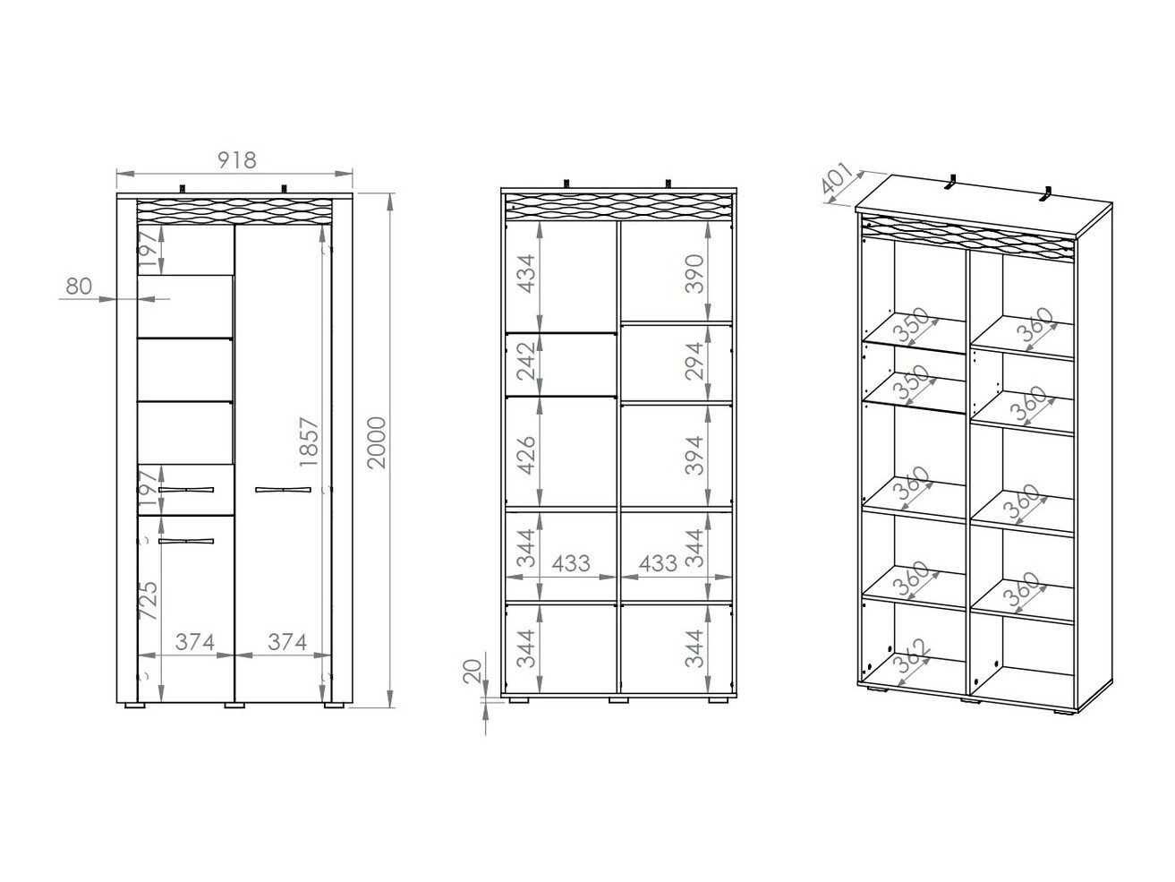 Estante Madison N103