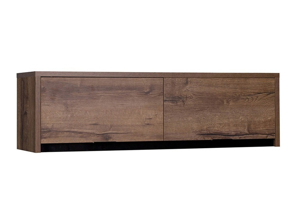 Armário suspenso Fivelbo 111 (Carvalho do Monastery + Preto brilhante)