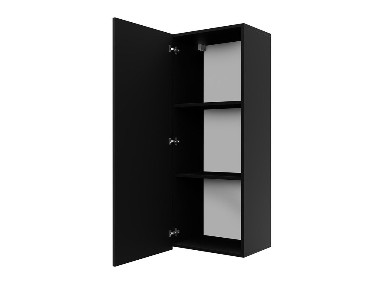 Armário suspenso Tivdalu 126 (Branco + Branco brilhante)