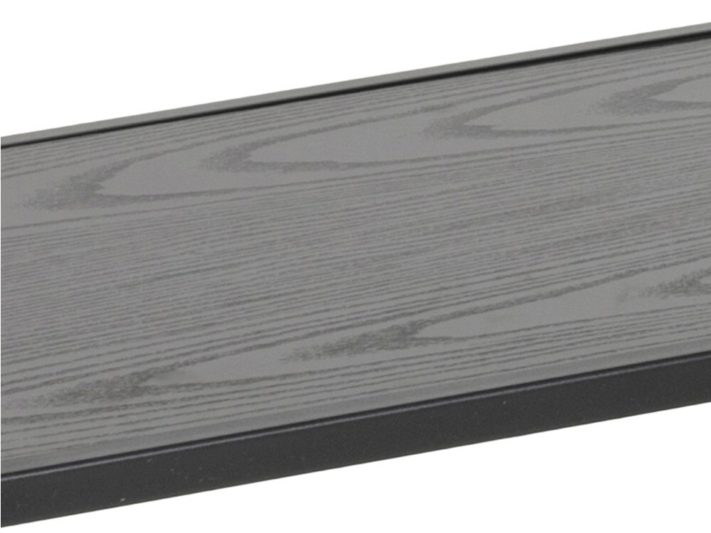 Estante Norsica Sevferi 102 (Cinza preta + Preto)