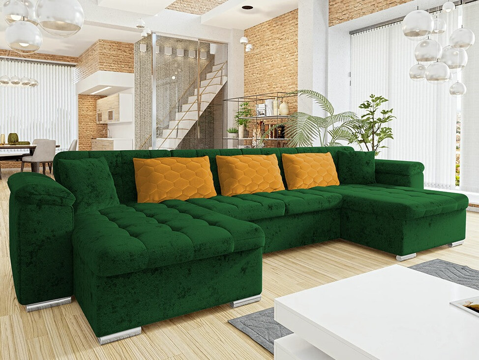 Sofá de canto Comfivo 182 (Eureka 2121 + Magic Velvet P137 2215)