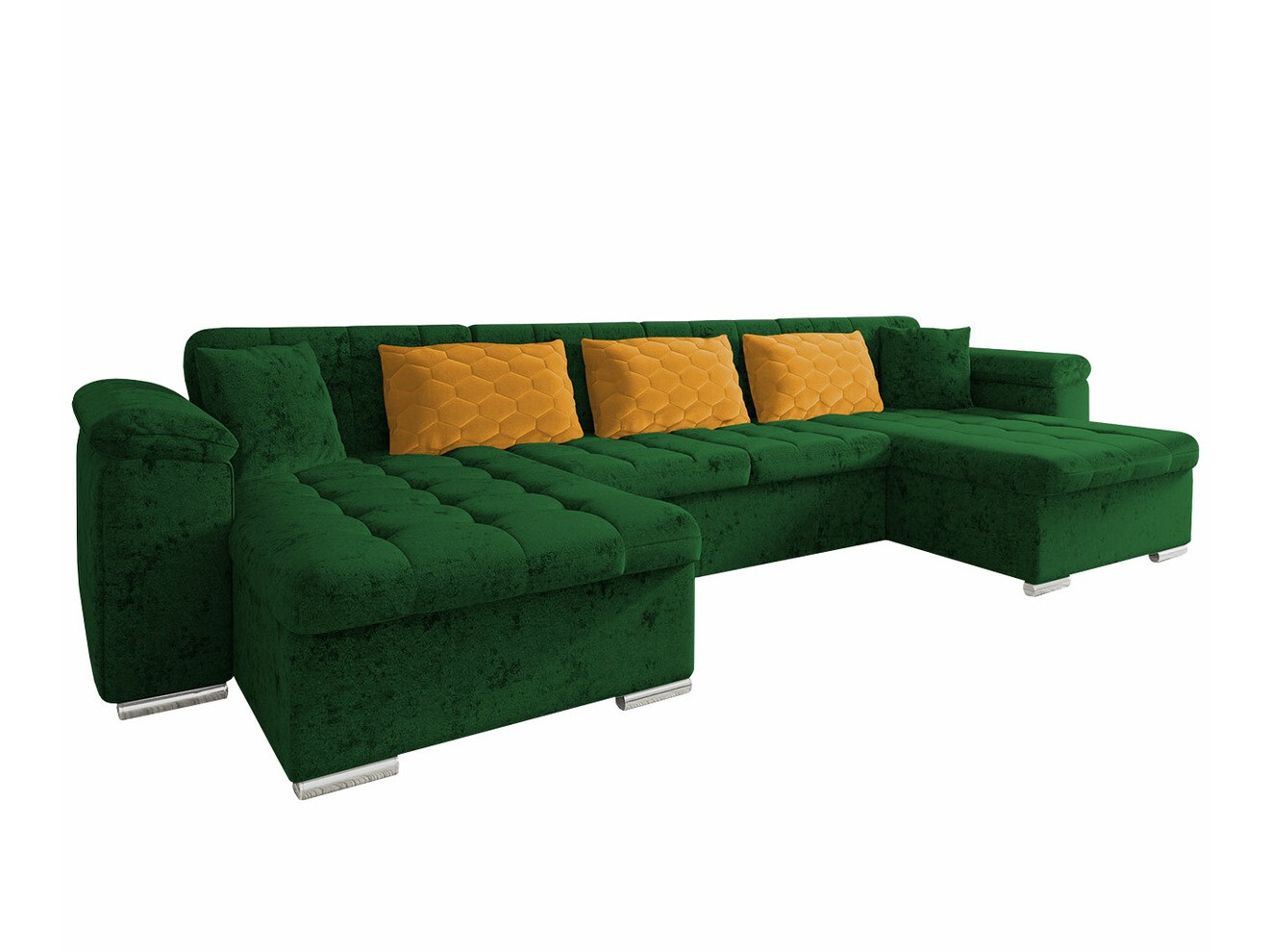 Sofá de canto Comfivo 182 (Eureka 2121 + Magic Velvet P137 2215)