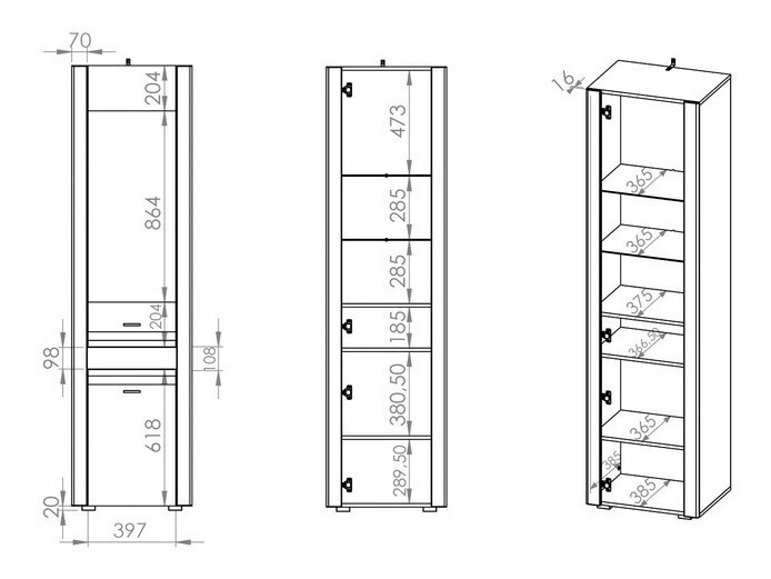 Estante Madison J102