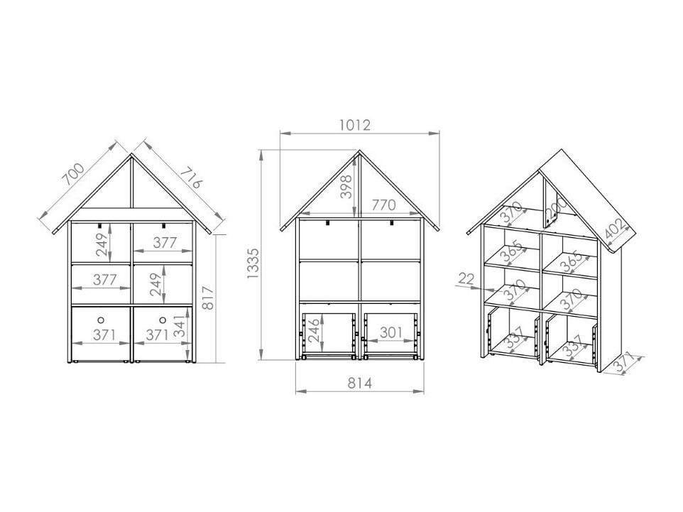 Estante Madison L112