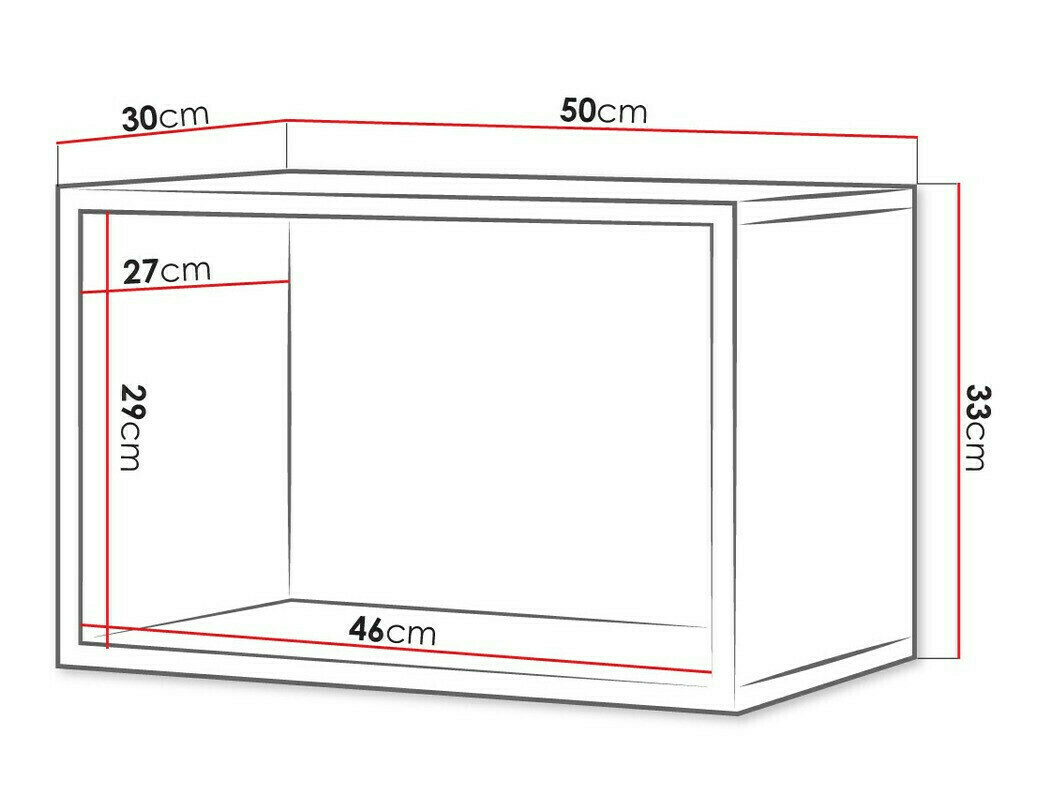 Estante de parede Remus (Carvalho dourado)