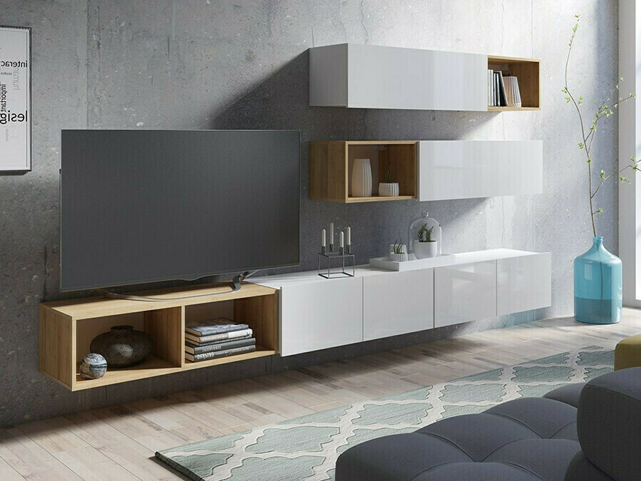 Estante de parede Remus (Carvalho dourado)