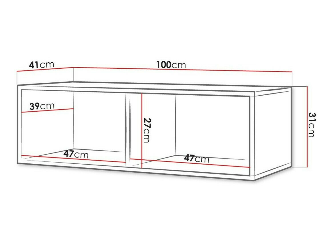 Estante de parede Remus I (Carvalho Artisan)