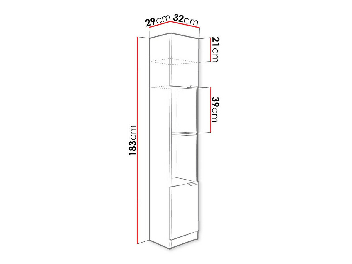 Estante Dover 112 (Carvalho sonoma)