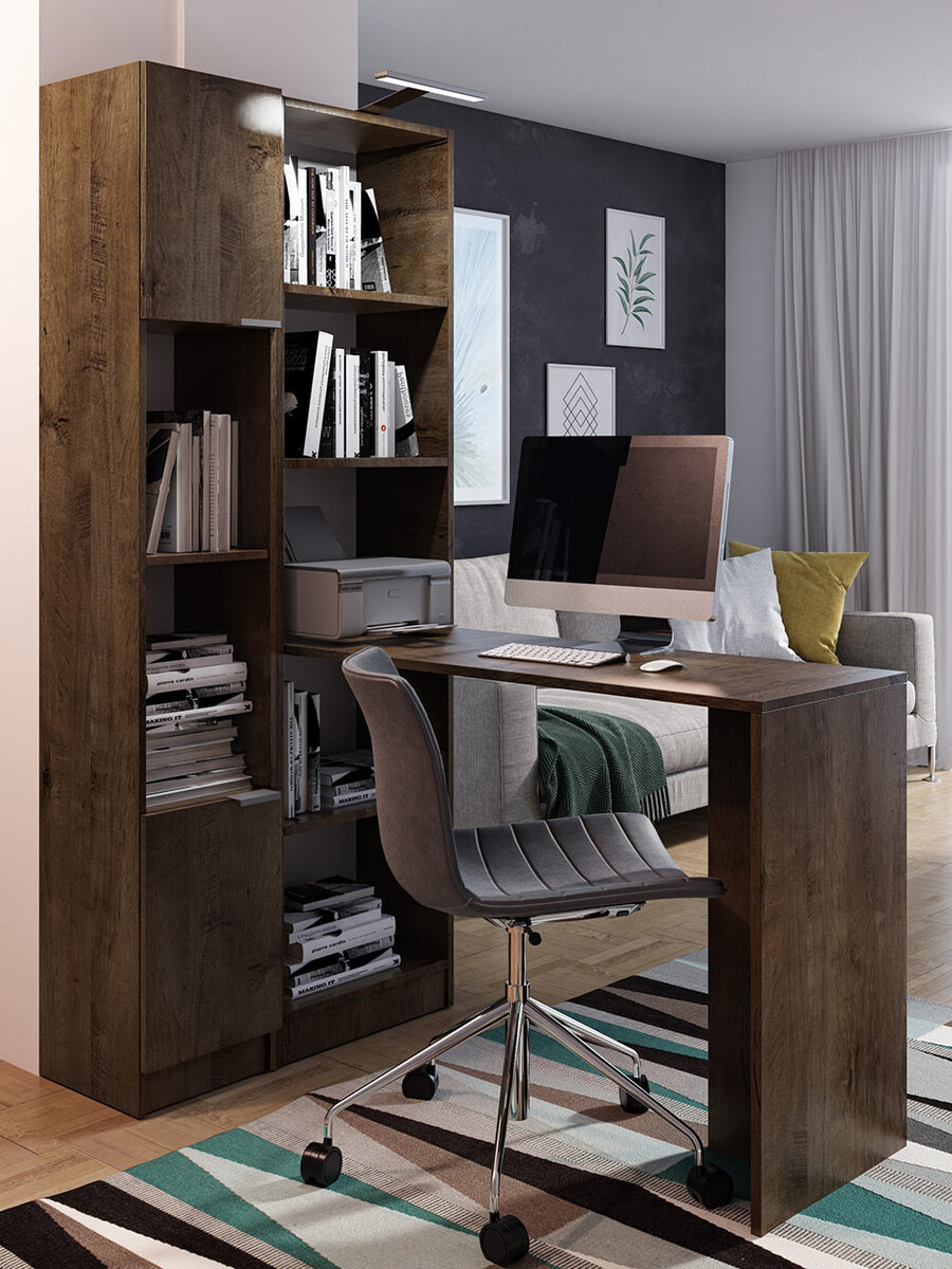 Estante Dover 112 (Madeira de freixo escura)