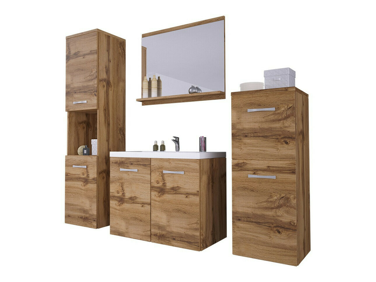 Conjunto de casa de banho Sarasota 108 (Carvalho wotan)