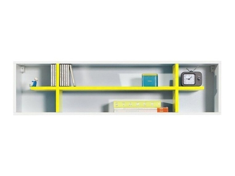 Conjunto de mobiliário Omaha E118 (Branco + Amarelo)