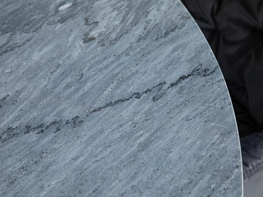 Conjunto para refeições Scandinavian Choice 831 (Cinzento mármore + Preto)