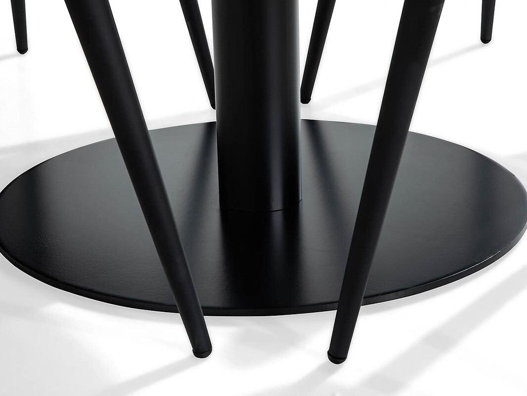 Conjunto para refeições Scandinavian Choice 831 (Cinzento mármore + Preto)