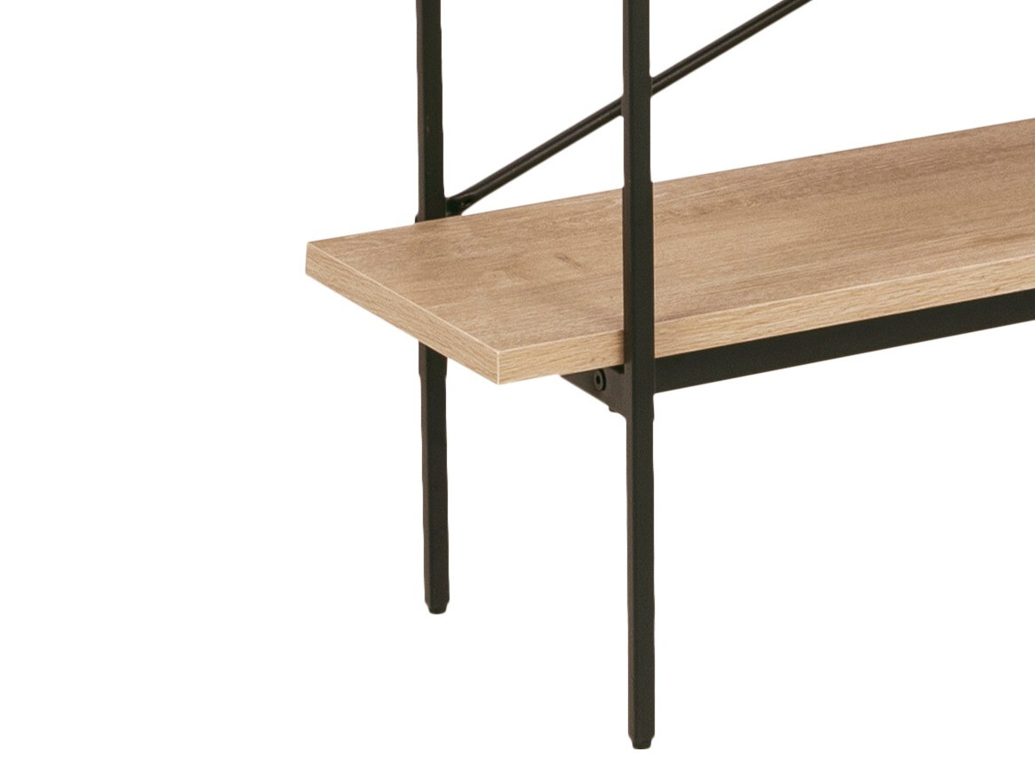 Estante Norsica 344 (Carvalho selvagem + Preto)