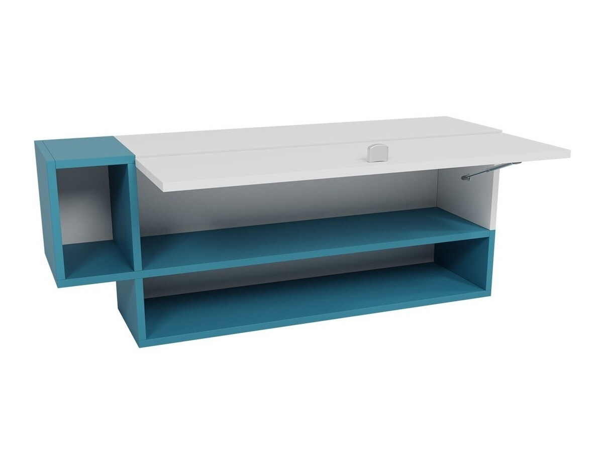 Conjunto de mobiliário Omaha E120 (Branco + Amarelo)