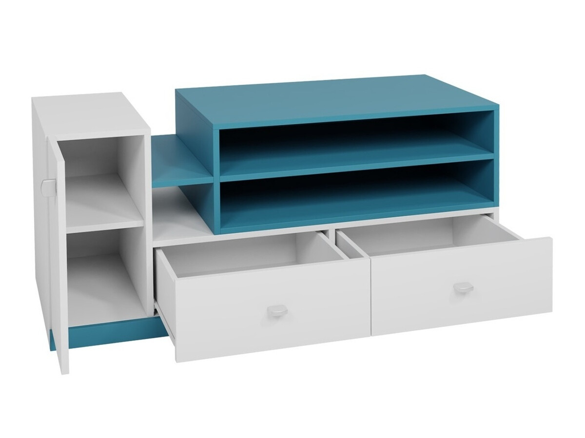 Conjunto de mobiliário Omaha E120 (Branco + Amarelo)