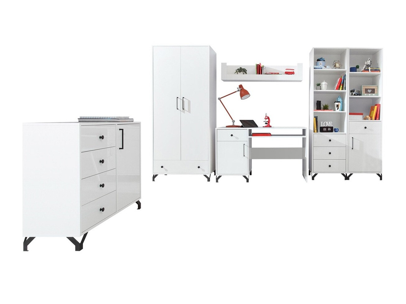 Conjunto de mobiliário Omaha L114