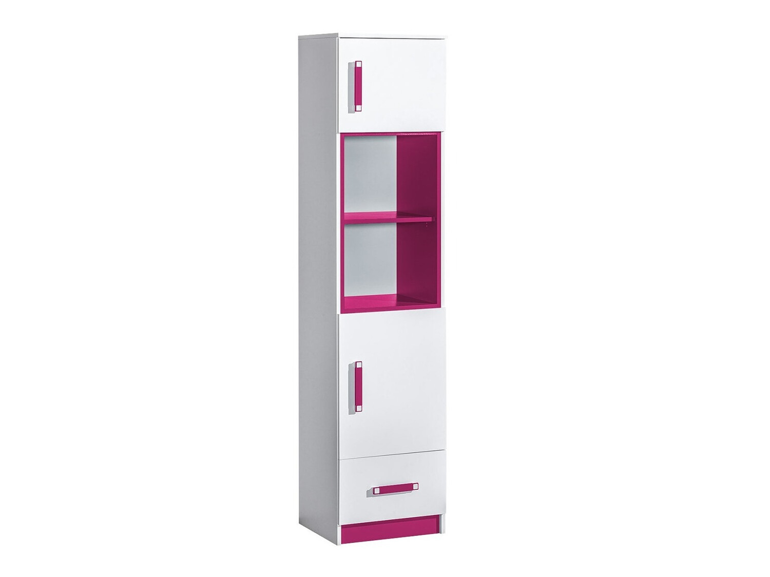 Estante Sorviru 104 (Branco + Rosa)