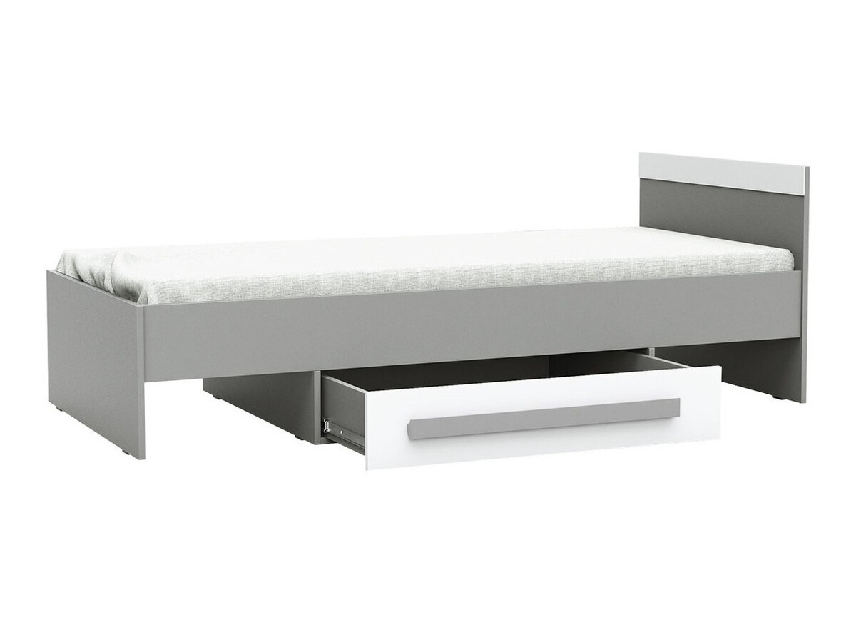 Conjunto de mobiliário Akron H106 (Antracite + Branco + Cinzento)