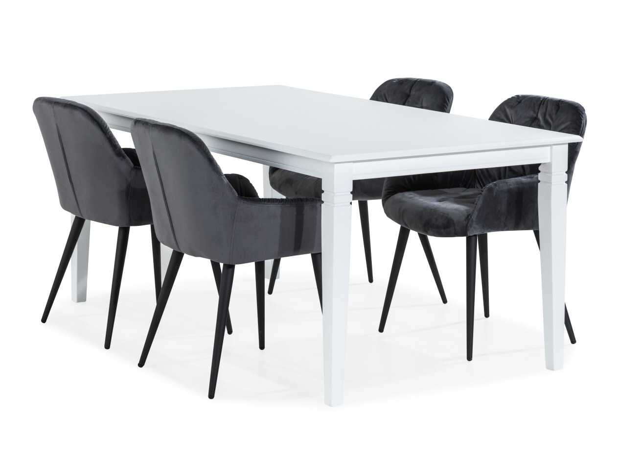 Conjunto para refeições Scandinavian Choice 810 (Cinzento + Preto)