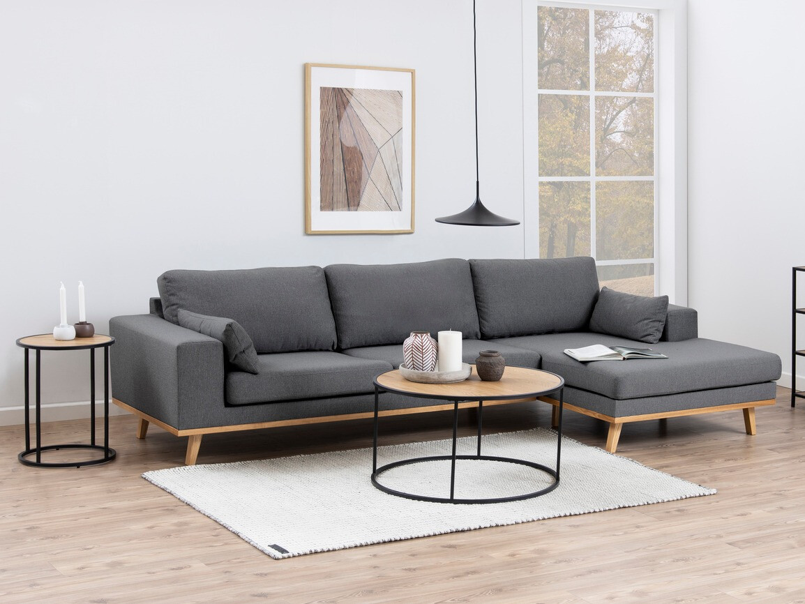 Mesa de apoio Norsica Sevferi 118 (Carvalho selvagem + Preto)