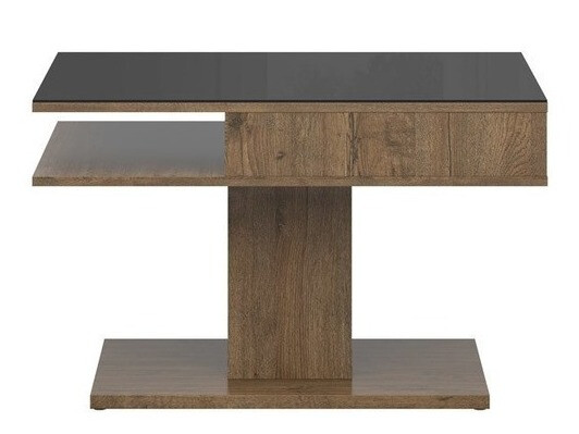 Mesa de centro Boston 208 (April carvalho + Preto)