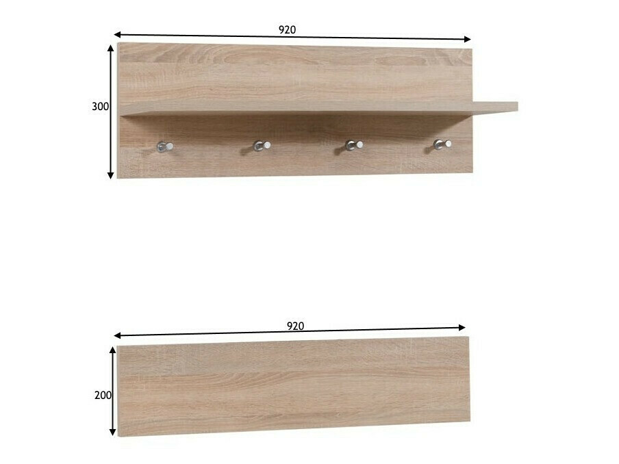 Cabideiro Torsalo 103 (Carvalho sonoma)