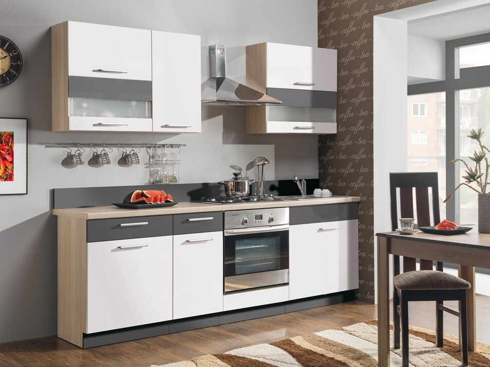 Armário modular com gavetas Mode White 124