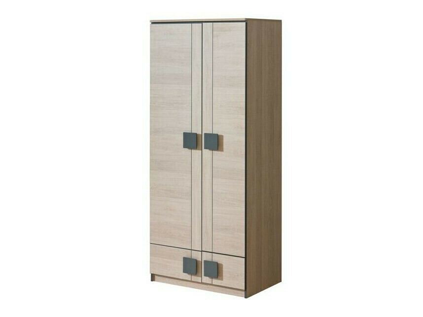 Conjuntos para quartos de criança Elmenou 119 (Carvalho santana + Cinzento)