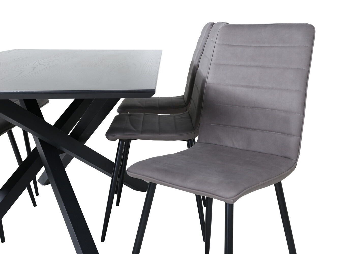 Conjunto para refeições Dallas 2697 (Cinzento + Preto)