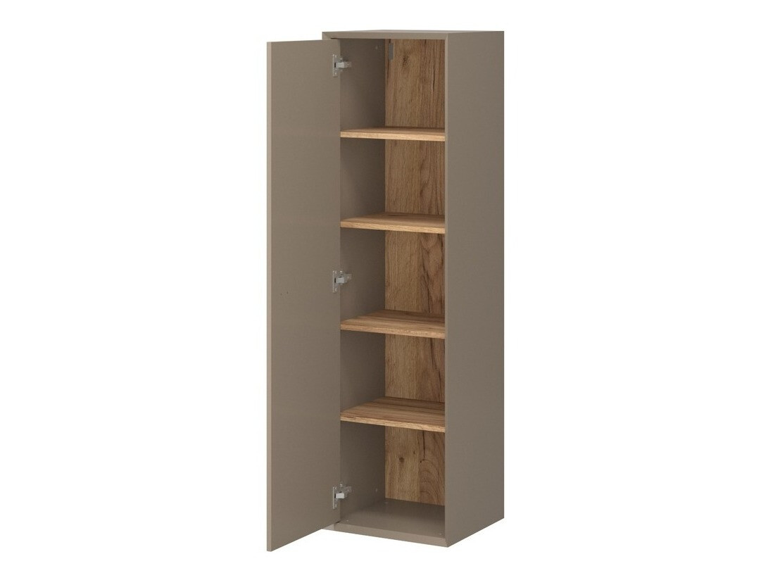 Armário suspenso Sacramento 505 (Cinzento + Navarra carvalho)