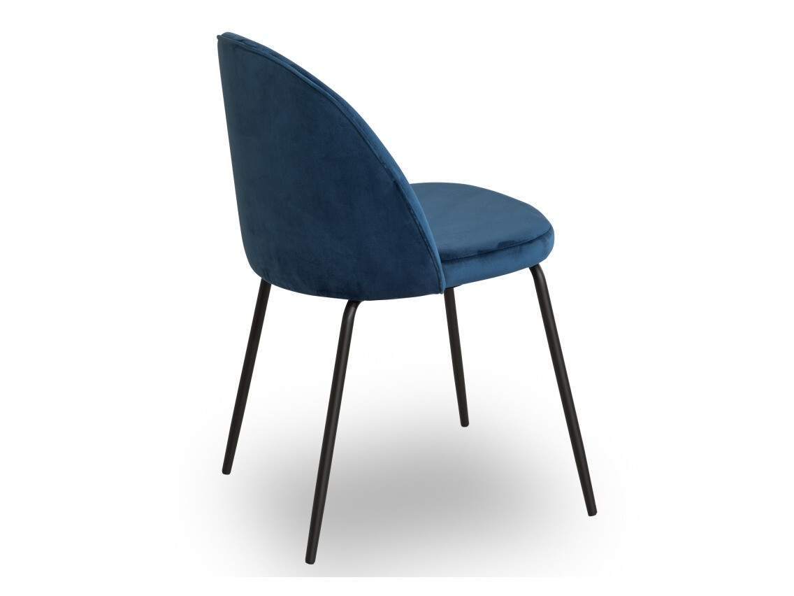 Cadeira Charleston 121 (Azul + Preto)