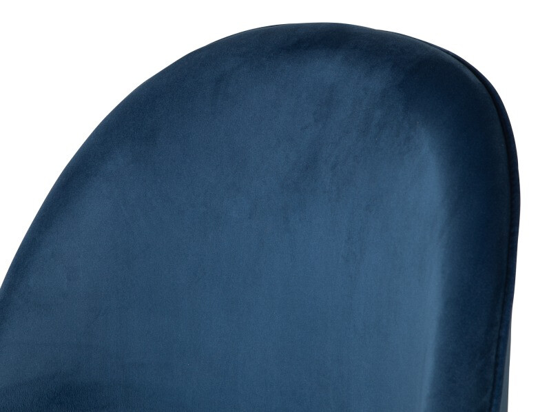 Cadeira Charleston 121 (Azul + Preto)