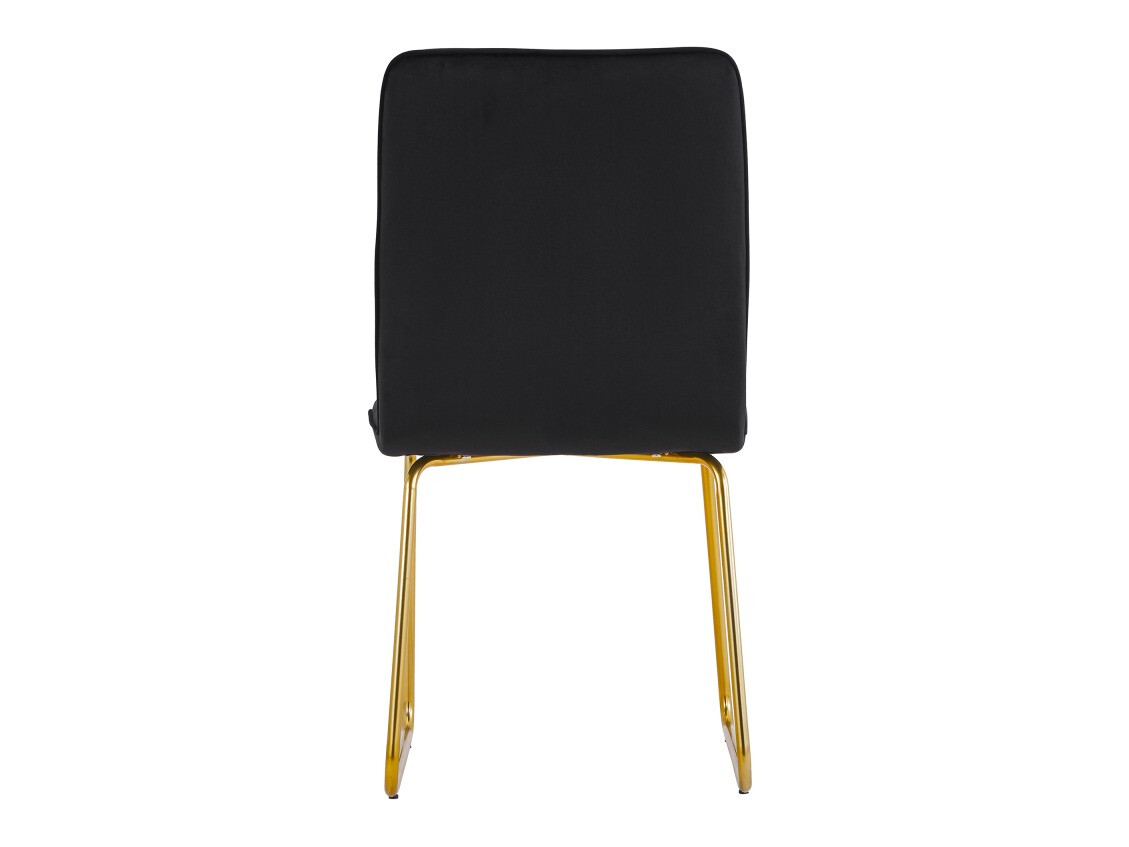 Cadeira Charleston 152 (Preto + Latão)