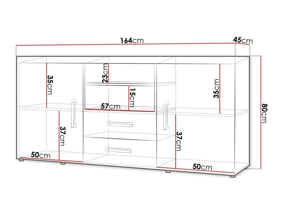 Cómoda Cormiru 103 (Ameixa + Creme)