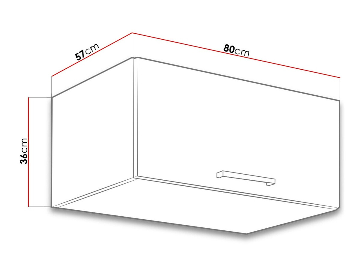 Armário modular suspenso Wood Grey 133
