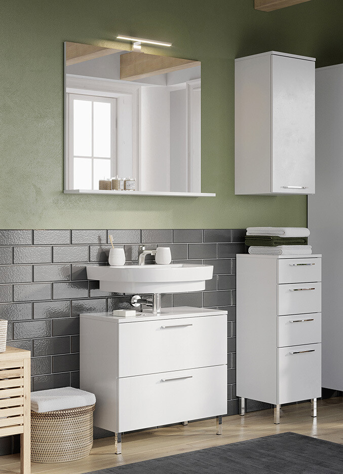 Armário montado na parede para casa de banho Sacramento AB103