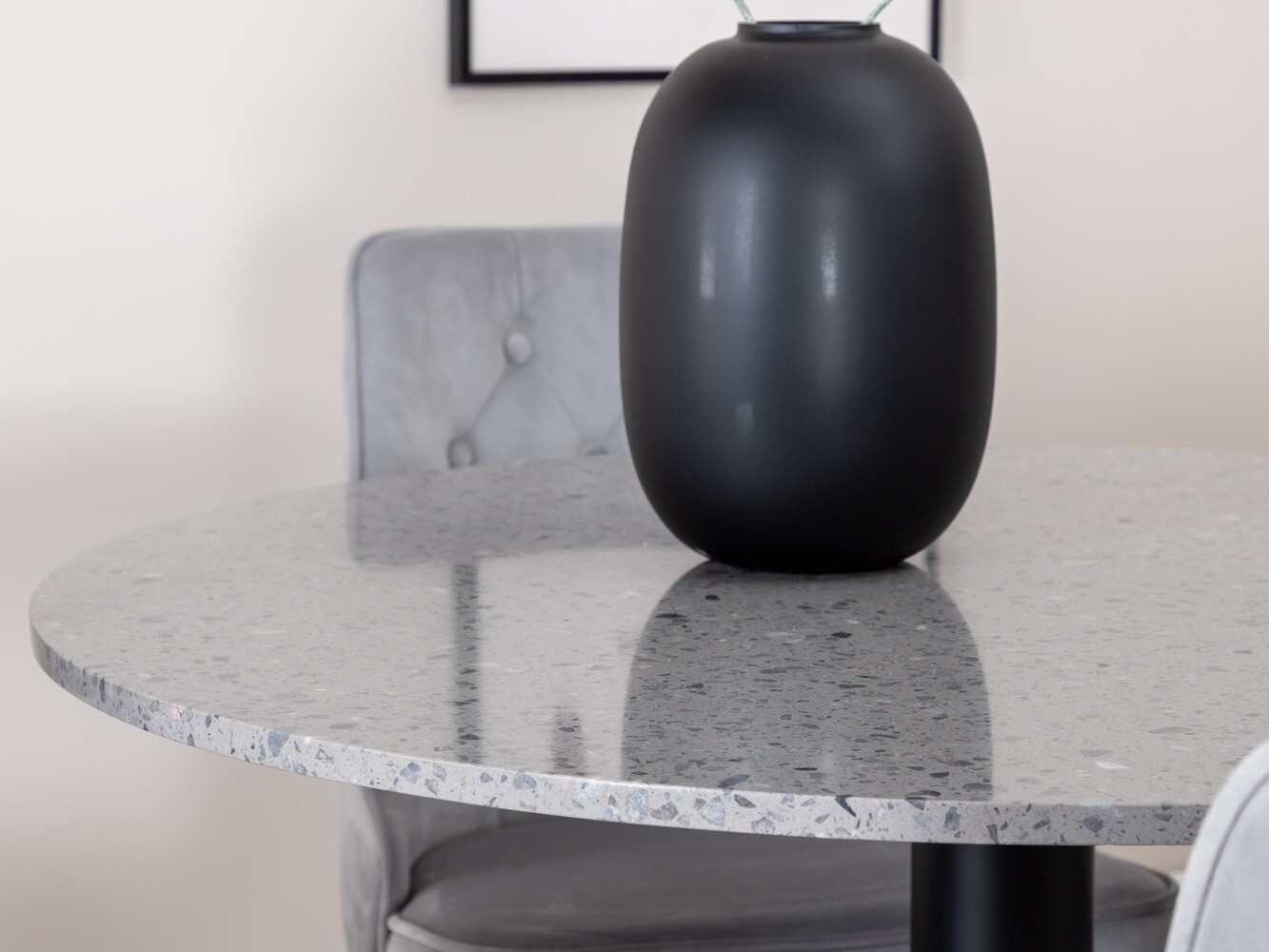 Conjunto para refeições Dallas 1139 (Cinzento + Dourado)