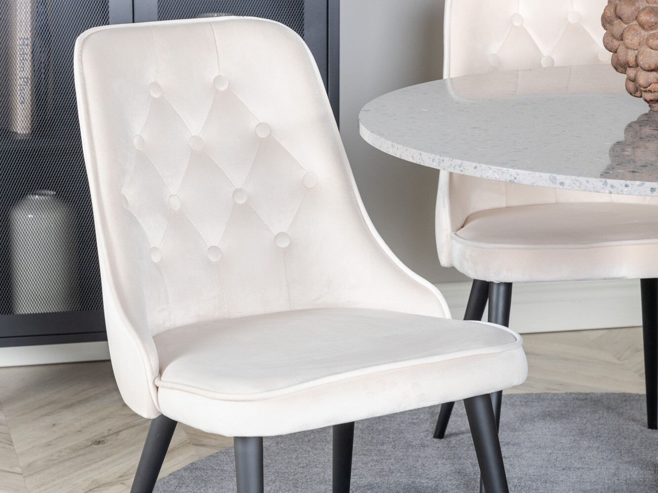 Conjunto para refeições Dallas 1139 (Creme + Preto)