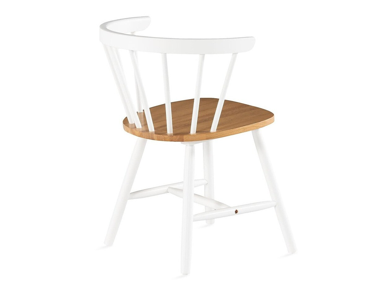 Cadeira Springfield 210 (Branco + Castanho)