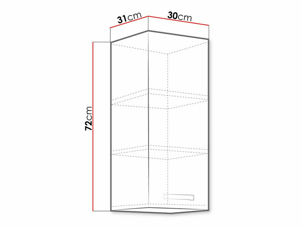 Armário modular suspenso Multi Grey 104