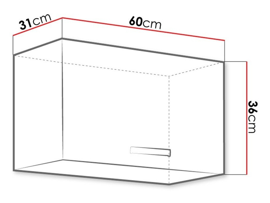 Armário modular suspenso Multi White 113
