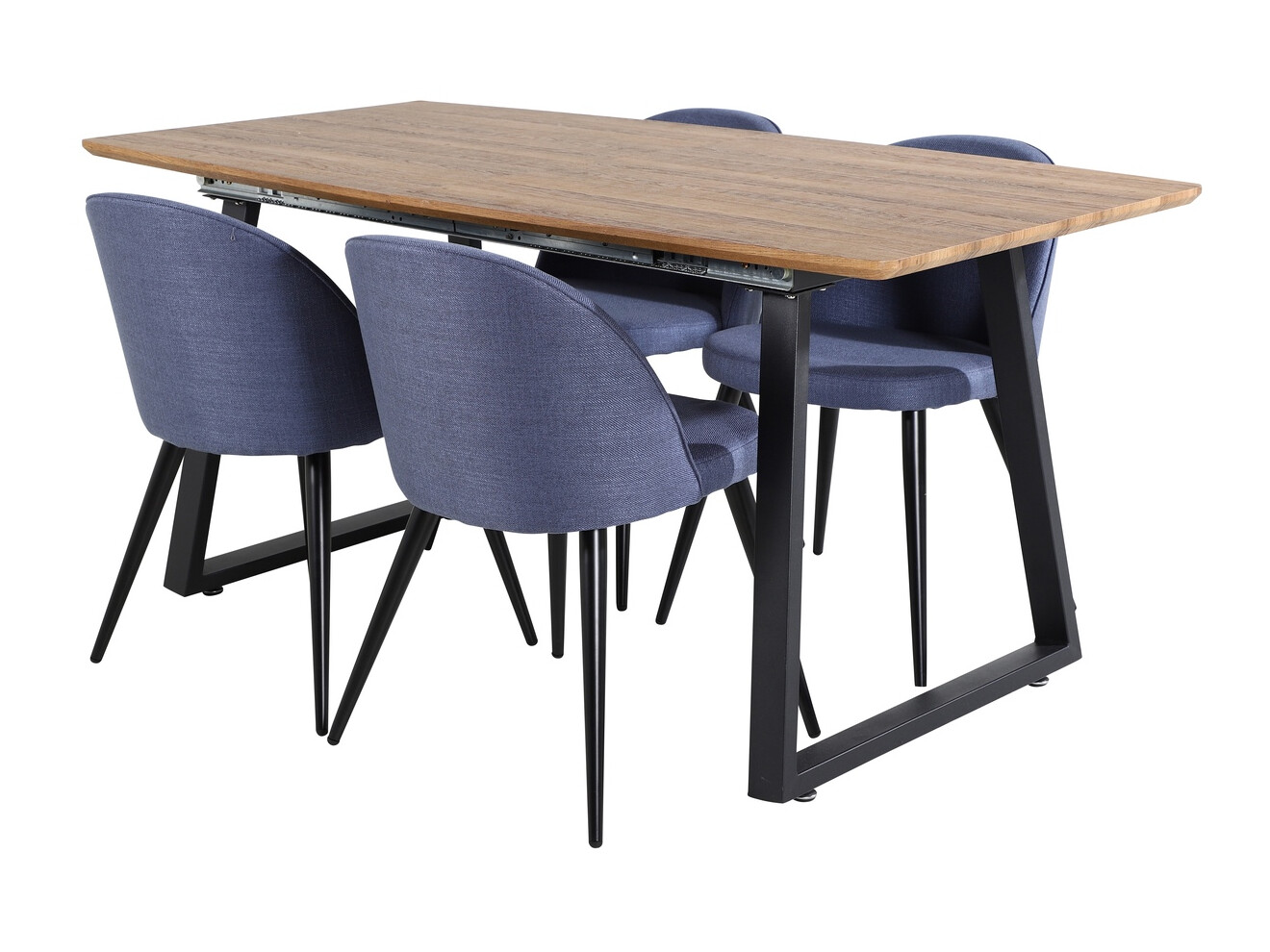 Conjunto para refeições Dallas 335 (Azul + Preto)