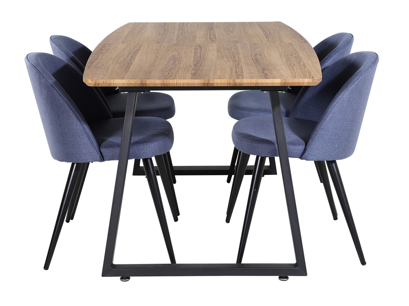 Conjunto para refeições Dallas 335 (Azul + Preto)