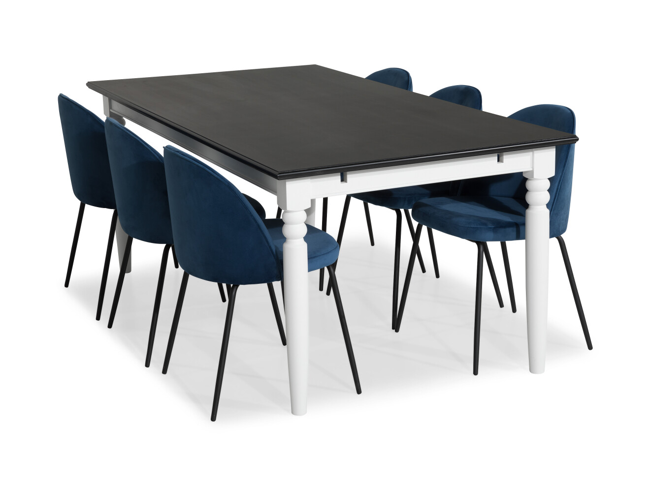 Conjunto para refeições Scandinavian Choice 769 (Azul + Preto)