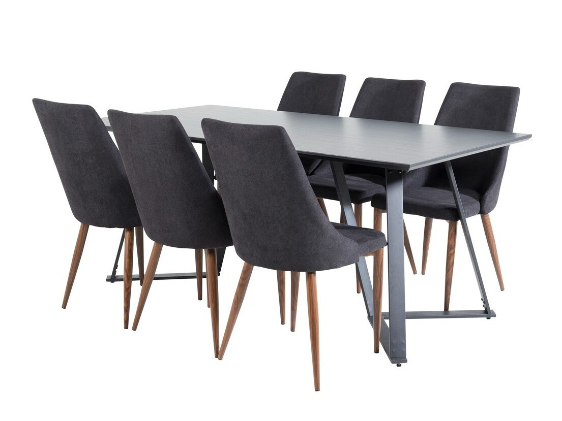 Conjunto para refeições Dallas 1767 (Preto)