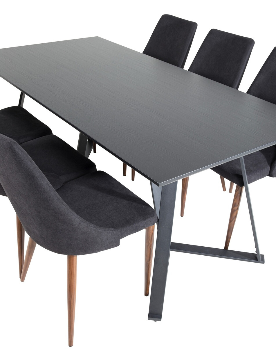 Conjunto para refeições Dallas 1767 (Preto)